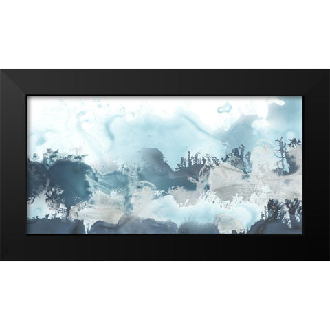 Forest Sea II Black Modern Wood Framed Art Print by Vess, June Erica