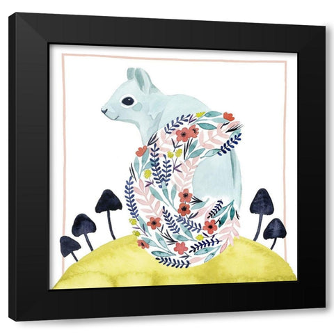 Friends of Clementine I Black Modern Wood Framed Art Print with Double Matting by Popp, Grace