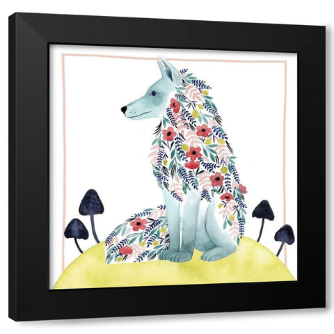 Friends of Clementine III Black Modern Wood Framed Art Print with Double Matting by Popp, Grace