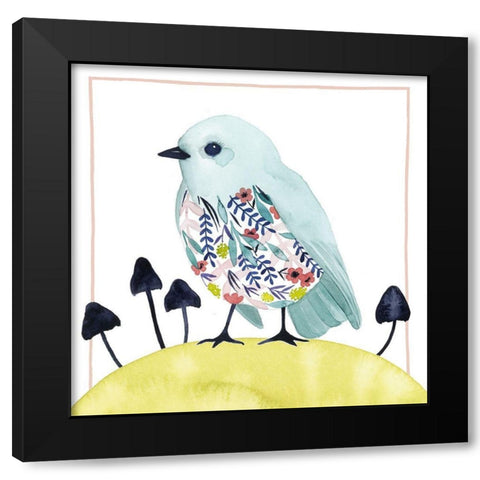 Friends of Clementine IV Black Modern Wood Framed Art Print with Double Matting by Popp, Grace