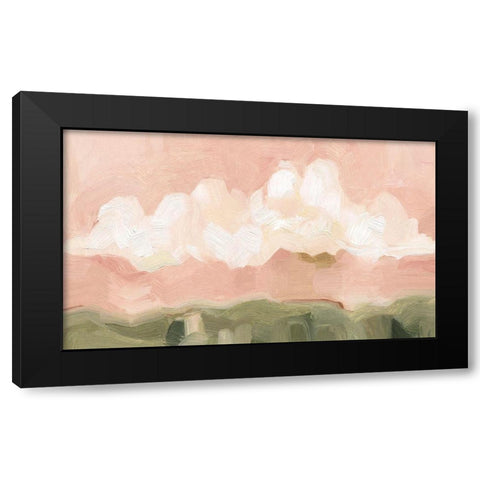 Pink Haze Sunset II Black Modern Wood Framed Art Print by Scarvey, Emma
