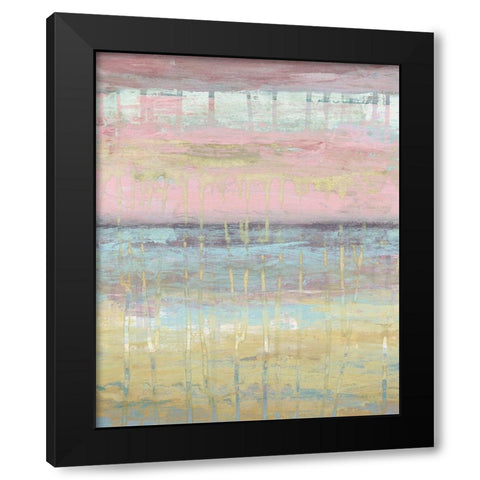 Dusted Horizon II Black Modern Wood Framed Art Print with Double Matting by Goldberger, Jennifer