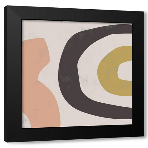 Sass I Black Modern Wood Framed Art Print with Double Matting by Zarris, Chariklia