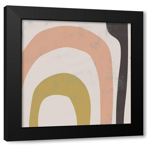 Sass II Black Modern Wood Framed Art Print with Double Matting by Zarris, Chariklia