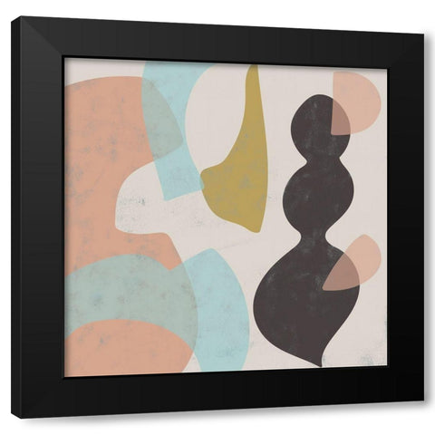 Sass IV Black Modern Wood Framed Art Print with Double Matting by Zarris, Chariklia