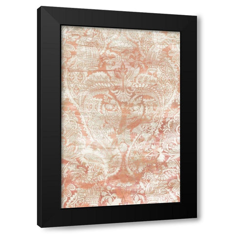 Garnet Weft I Black Modern Wood Framed Art Print by Vess, June Erica