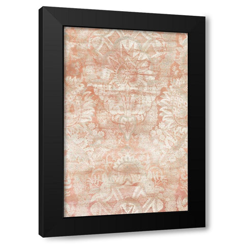 Garnet Weft III Black Modern Wood Framed Art Print with Double Matting by Vess, June Erica
