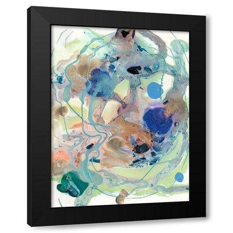 Merriment I Black Modern Wood Framed Art Print by Ludwig, Alicia