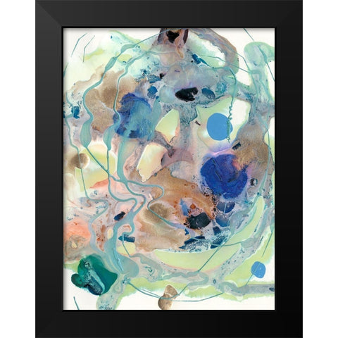 Merriment I Black Modern Wood Framed Art Print by Ludwig, Alicia