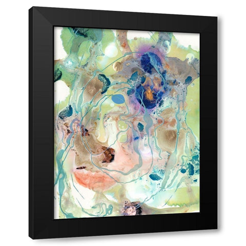 Merriment II Black Modern Wood Framed Art Print by Ludwig, Alicia