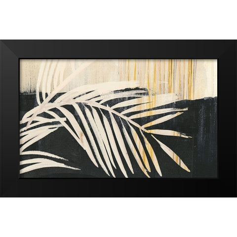 Golden Raffia I Black Modern Wood Framed Art Print by Parker, Jennifer Paxton