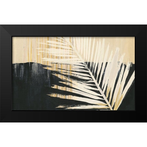 Golden Raffia II Black Modern Wood Framed Art Print by Parker, Jennifer Paxton