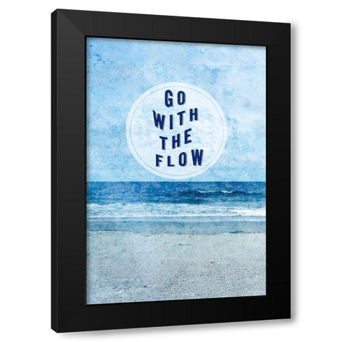 Paradise Sentiment I Black Modern Wood Framed Art Print with Double Matting by Fagalde, Jarman