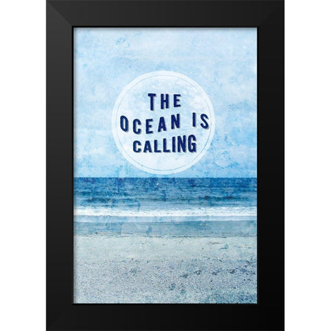 Paradise Sentiment II Black Modern Wood Framed Art Print by Fagalde, Jarman