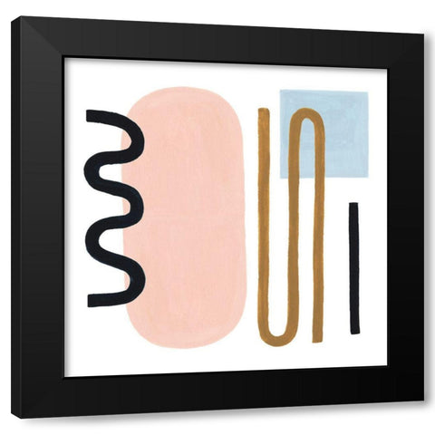 Informal Formation I Black Modern Wood Framed Art Print by Popp, Grace