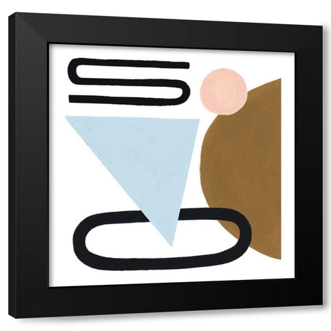 Informal Formation III Black Modern Wood Framed Art Print with Double Matting by Popp, Grace