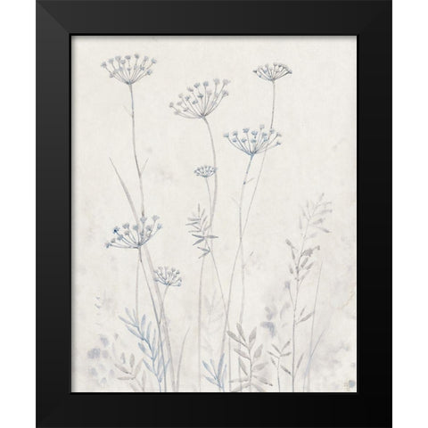 Neutral Queen Annes Lace II Black Modern Wood Framed Art Print by OToole, Tim
