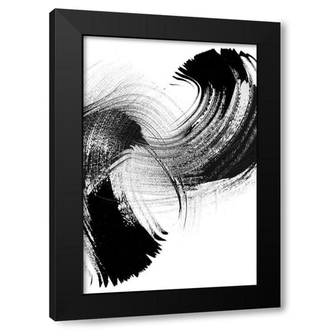 Your Move on White II Black Modern Wood Framed Art Print by Chandler, Sharon
