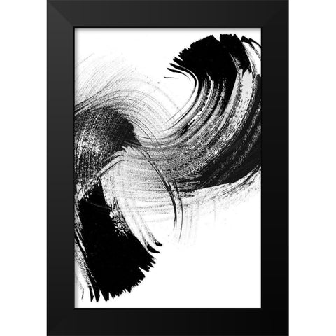 Your Move on White II Black Modern Wood Framed Art Print by Chandler, Sharon