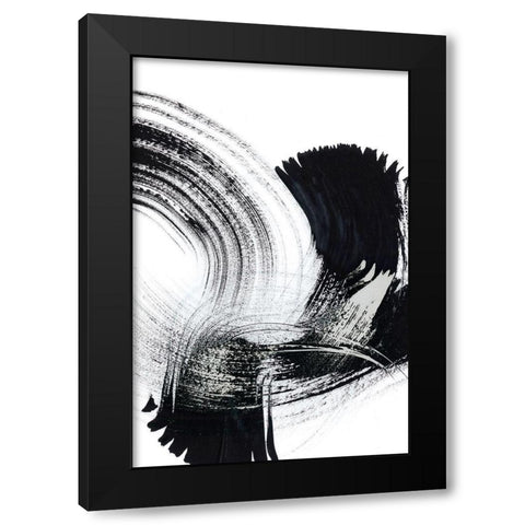 Your Move on White III Black Modern Wood Framed Art Print with Double Matting by Chandler, Sharon