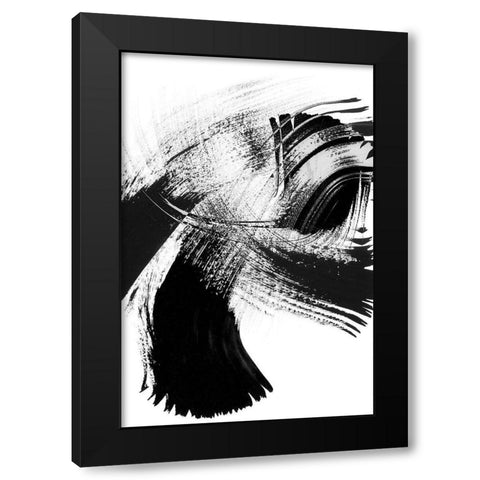 Your Move on White IV Black Modern Wood Framed Art Print by Chandler, Sharon