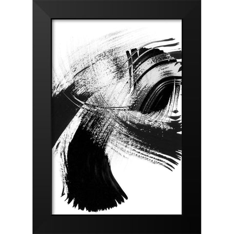 Your Move on White IV Black Modern Wood Framed Art Print by Chandler, Sharon