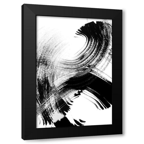 Your Move on White VIII Black Modern Wood Framed Art Print with Double Matting by Chandler, Sharon