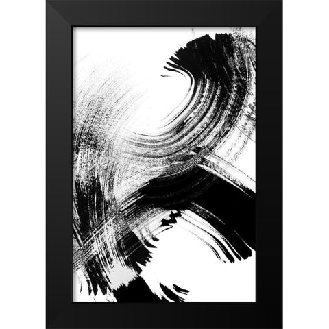 Your Move on White VIII Black Modern Wood Framed Art Print by Chandler, Sharon