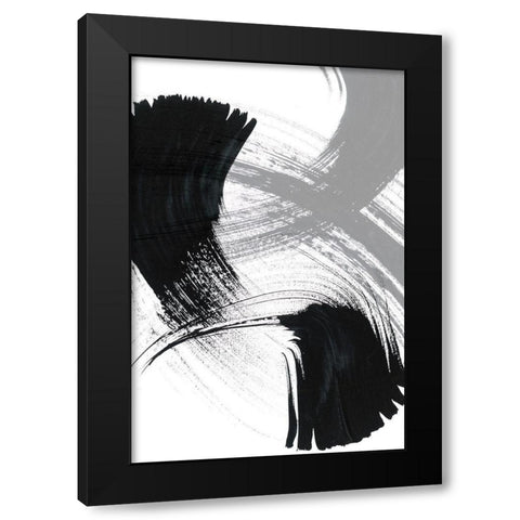 Reveal I Black Modern Wood Framed Art Print with Double Matting by Chandler, Sharon