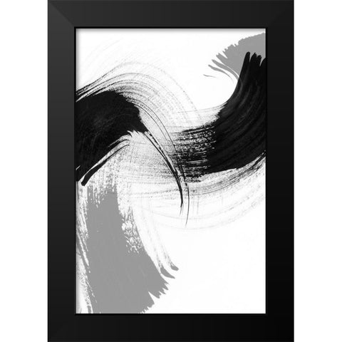 Reveal IV Black Modern Wood Framed Art Print by Chandler, Sharon