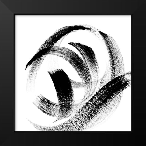 Follow Me I Black Modern Wood Framed Art Print by Chandler, Sharon
