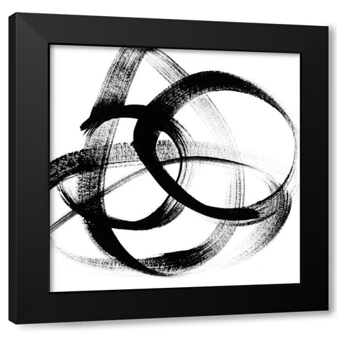 Follow Me II Black Modern Wood Framed Art Print by Chandler, Sharon