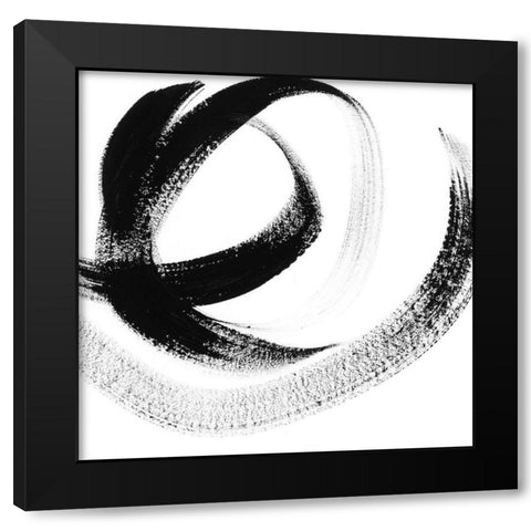 Follow Me IV Black Modern Wood Framed Art Print by Chandler, Sharon