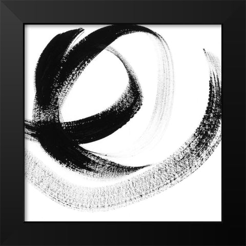 Follow Me IV Black Modern Wood Framed Art Print by Chandler, Sharon
