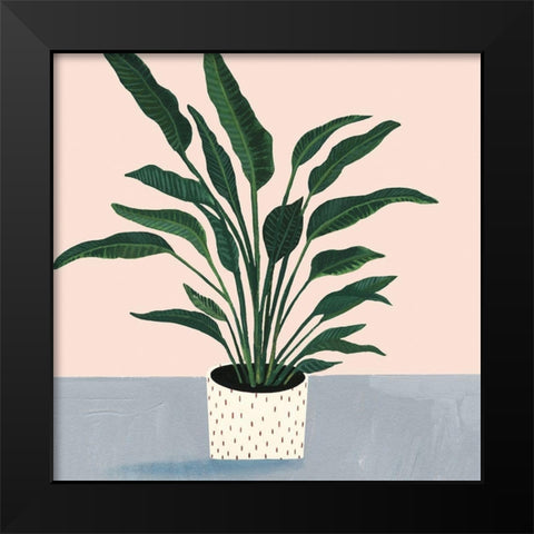 Houseplant IV Black Modern Wood Framed Art Print by Borges, Victoria