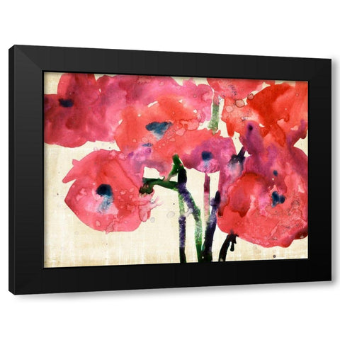 Blossom View II Black Modern Wood Framed Art Print with Double Matting by Dixon, Samuel