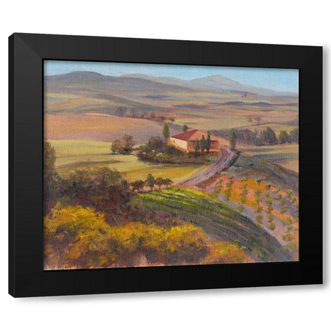 Nostalgic Tuscany I Black Modern Wood Framed Art Print by Iafrate, Sandra