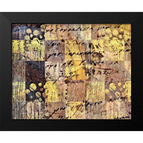 Of the World I Black Modern Wood Framed Art Print by Perkins, Greg