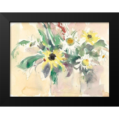 Garden Inspiration I Black Modern Wood Framed Art Print by Dixon, Samuel