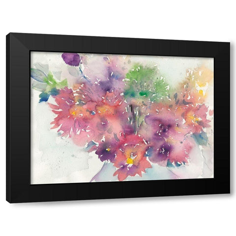 The Arrangement Black Modern Wood Framed Art Print with Double Matting by Dixon, Samuel