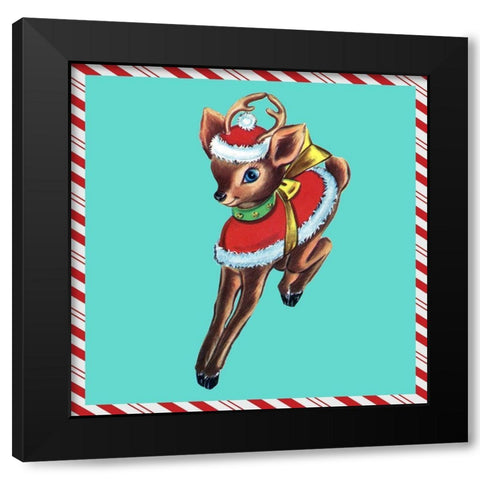 1955 Christmas III Black Modern Wood Framed Art Print by Ludwig, Alicia