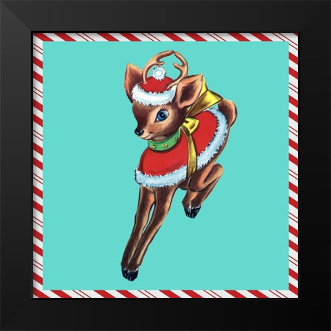 1955 Christmas III Black Modern Wood Framed Art Print by Ludwig, Alicia