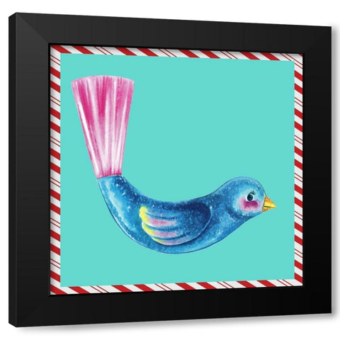 1955 Christmas IV Black Modern Wood Framed Art Print with Double Matting by Ludwig, Alicia