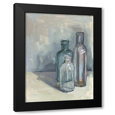 Still Life with Bottles II Black Modern Wood Framed Art Print with Double Matting by Wang, Melissa