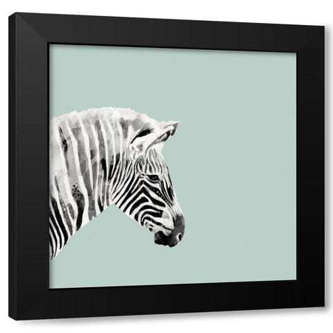 Pop Safari I Black Modern Wood Framed Art Print with Double Matting by Borges, Victoria
