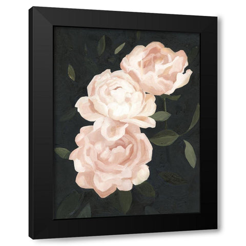 Nighttime Flora III Black Modern Wood Framed Art Print with Double Matting by Scarvey, Emma