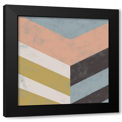 Stride I Black Modern Wood Framed Art Print with Double Matting by Zarris, Charliklia