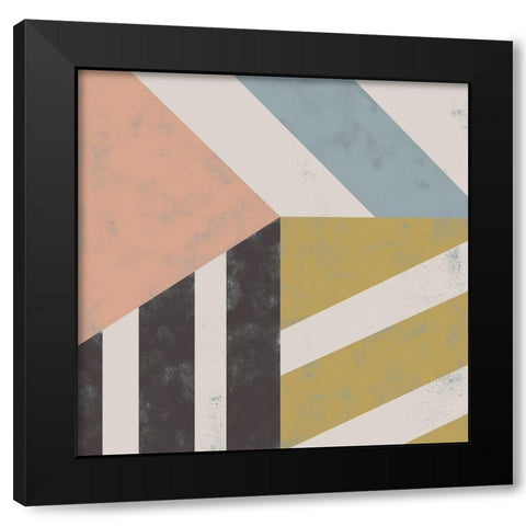 Stride II Black Modern Wood Framed Art Print with Double Matting by Zarris, Charliklia