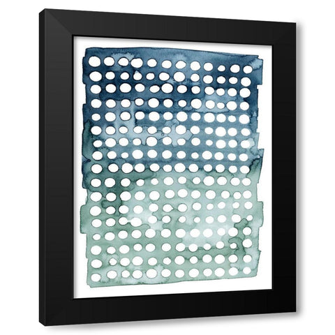 Morse Dots II Black Modern Wood Framed Art Print by Popp, Grace