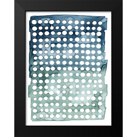 Morse Dots II Black Modern Wood Framed Art Print by Popp, Grace